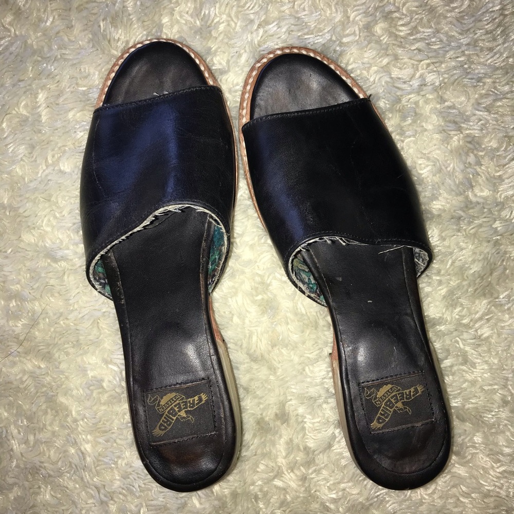 Black path mule freebird by Steven shoes